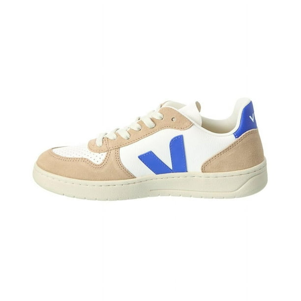 Tenis VEJA V-10 para mujer, extra blanca/Paros/Sahara,
