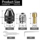 thumbnail image 2 of 16Pcs Drill Chuck Collet Set, 1/32 to 1/8inch Drill Chuck Collet Set with 11Pcs Brass Collet, 3Pcs Chuck, 2Pcs wrench, 2 of 5