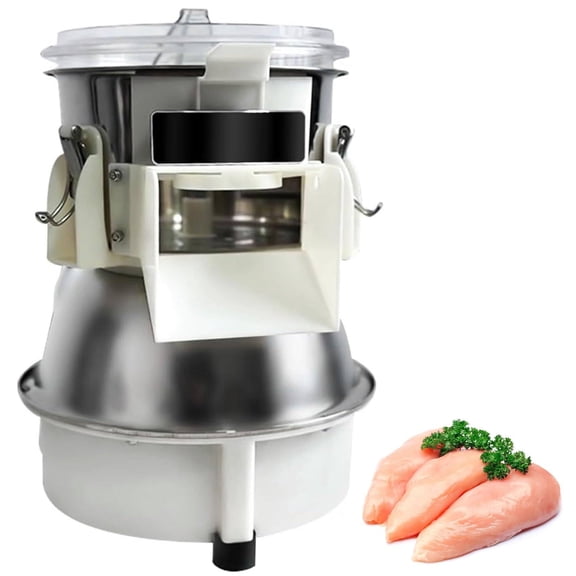 Automatic Chicken Shredder Machine, Chicken Chopper For Pulled Pork, Removable Blade And Transparent Lid Perfect For Restaurants