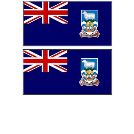 Nylon Eyelet - 2 Falkland Islands Flag Magnets Refrigerator Locker Toolbox Appliances, Eyelets Nylon United FALKLANDS Vehicles Design States inches Pack FRIDGE MagnetsTwo.., By Gary Overton