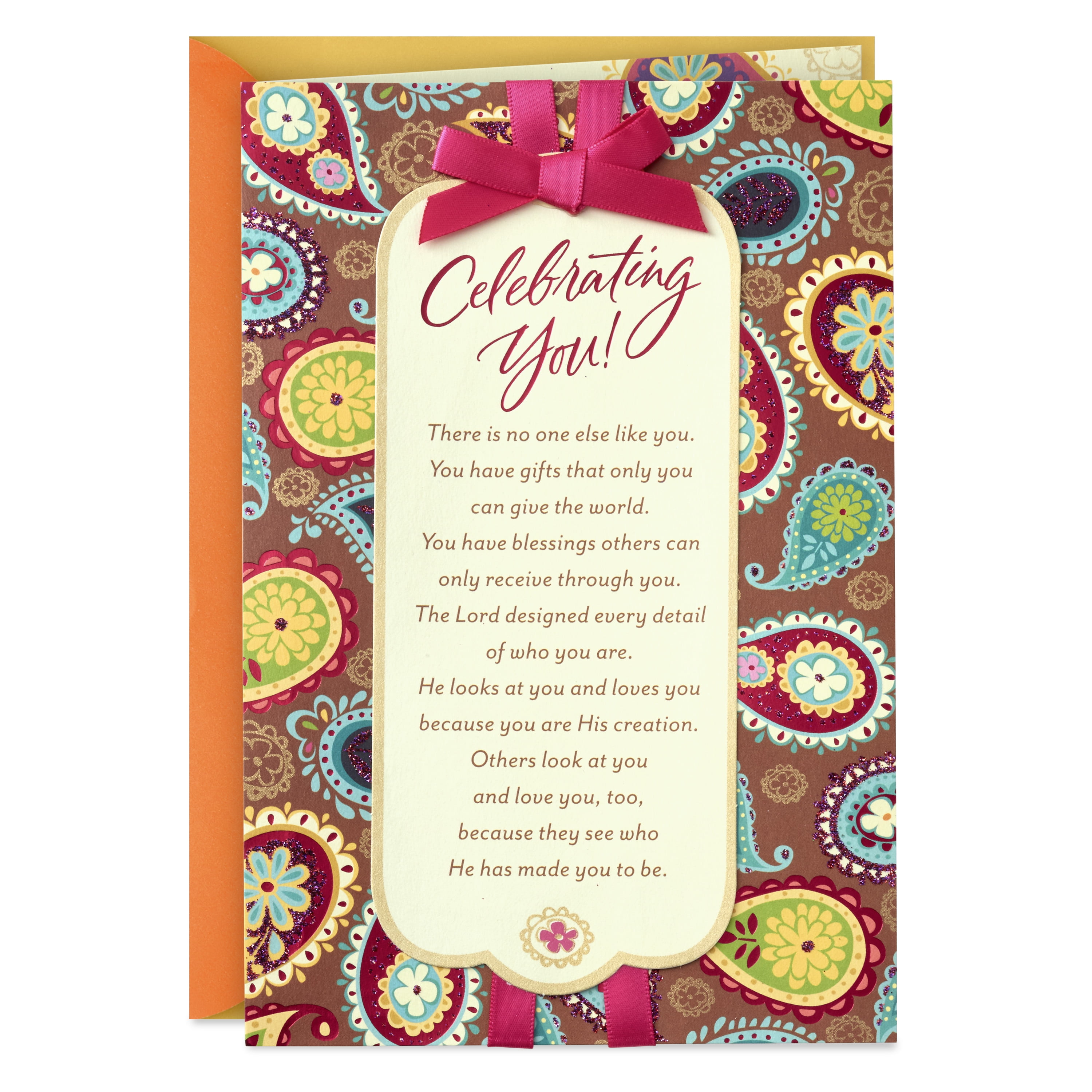 Hallmark Mahogany Religious Birthday Card for Her (Celebrating You