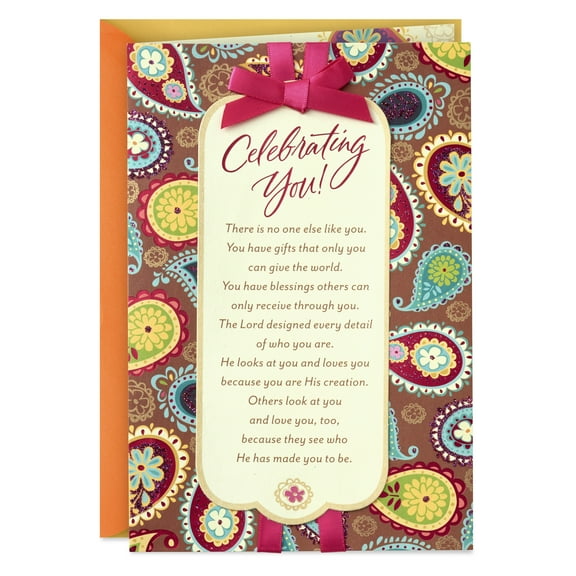 Hallmark Mahogany Religious Birthday Card for Her (Celebrating You)