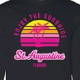 thumbnail image 4 of Inktastic Summer Enjoy the Sunshine St. Augustine Florida in Pink Long Sleeve T-Shirt, 4 of 5