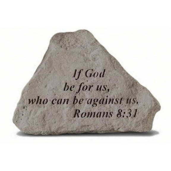 If God Be For Us... Memorial Garden Stone