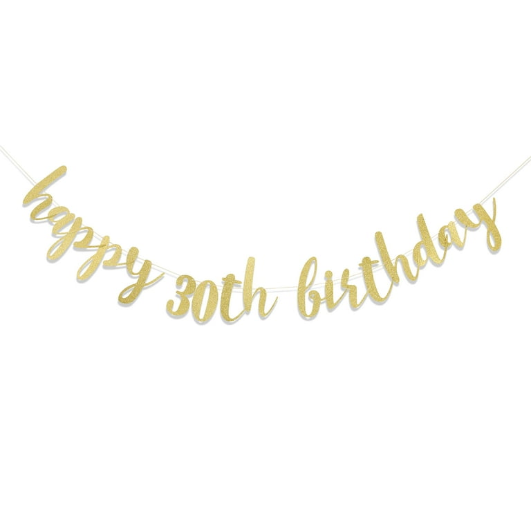 30th sale birthday banner