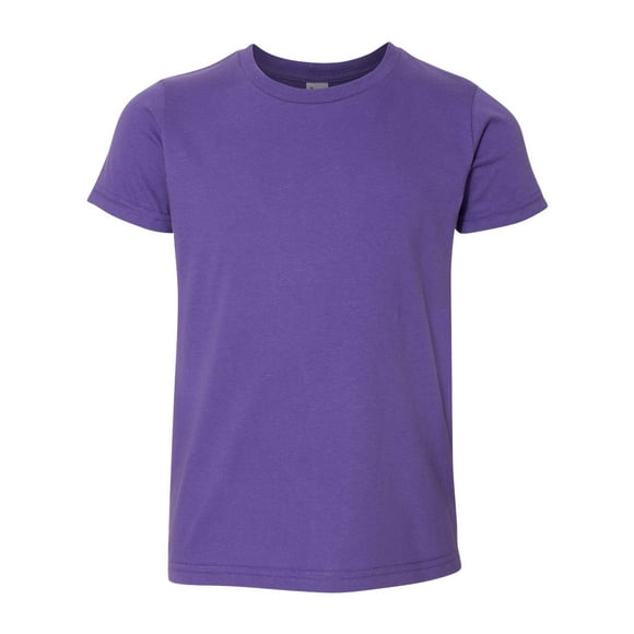 Youth Fine Jersey Tee, 10, Purple