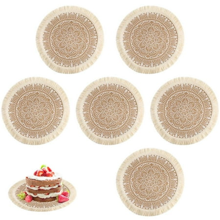 

Fovolat Macrame Placemats Set of 6 Handmade Cotton Woven Boho Placemats Modern Farmhouse Placemats for Dining Table Kitchen Rustic Natural Decor remarkable