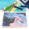 thumbnail image 2 of Herwey Diary Notebook,Sketch Paper Diary Notebook Notepad Drawing Painting Book Stationery Dotted Line Ring-Shaped,Notepad, 2 of 8