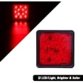 thumbnail image 2 of Attelage de Remorque Lentille Rouge avec 12 Lumières de Frein LED pour Récepteur 2 Pouces, 2 of 7