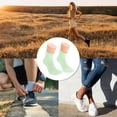 thumbnail image 4 of Unique Bargains 1 Pair Women's Comfortable Sleep Cozy Socks Green 93% Polyester 7% Spandex, 4 of 5