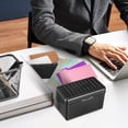 thumbnail image 2 of Shisuyan 1 Set Index Card Set Flash Cards Index Note Papers Colored Reversion Cards Multi-Functional Organizer For Cards For Office Home, 2 of 9