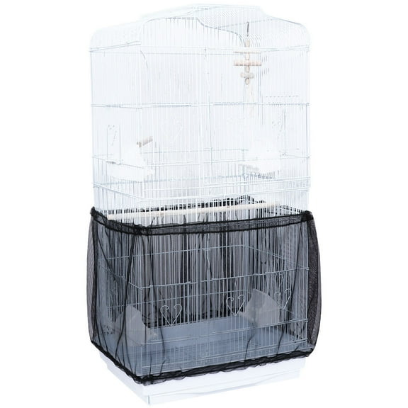 Niceauty Bird Cage Accessories Birdcage Net Black 1Set
