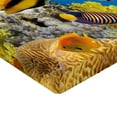 thumbnail image 2 of Ambesonne Ocean Fitted Sheet, Coral Colony on Reef Top, Twin Size, Multicolor, 2 of 3