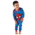 thumbnail image 2 of Marvel Pyjama Deux Pièces à Manches Longues et Jambes Longues Bleu pour Garçons, 2 of 6