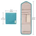 thumbnail image 4 of Funda organizadora de joyas BAGSMART Travel, plegable, color verde azulado, tamaño mini, 4 of 9