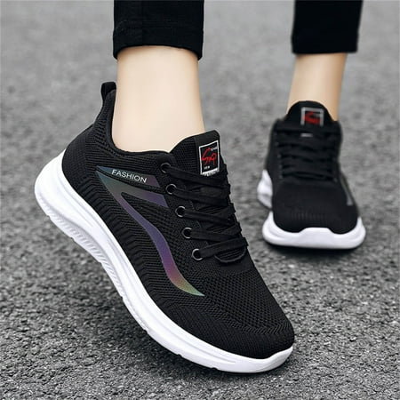 

KaLI_store Shoes For Women Womens Walking Shoes Lightweight Running Shoes Women’s Tennis Shoes Non Slip Air Shoes Breathable Mesh Air Cushion Sneakers for Gym Workout Sports