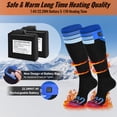 thumbnail image 4 of Calcetines con mando a distancia Meoneo APP, 7,4 V, 6000 mAh, 17 horas, BU L, 4 of 9