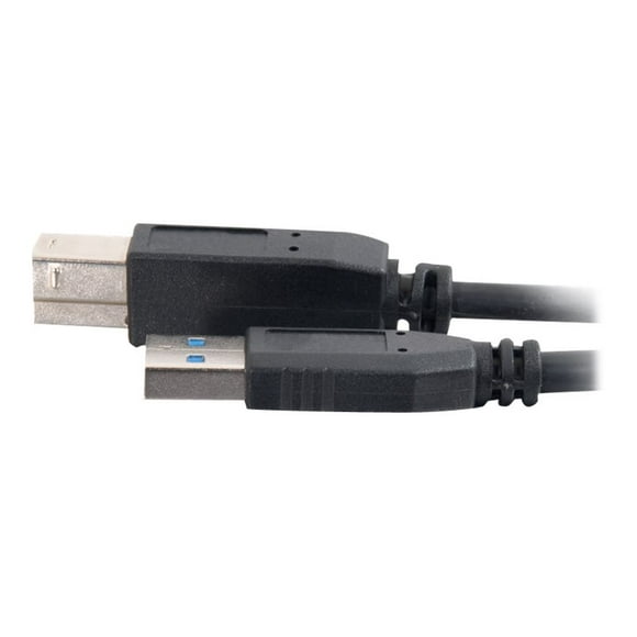 C2G to USB USB 3.0 10 ft 10ft A to B SuperSpeed Cable - M/M - USB Type A (M) Type B (M) - USB 3.0 - - Noir
