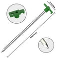 thumbnail image 3 of Eurmax 10-Pack Galvanized Non-Rust Outdoor Camping Tent and Pop-Up Canopy Stakes with Bonus 4x10ft Ropes & 1 Green Stopper, 3 of 6