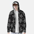thumbnail image 2 of Saiise Turtle Pattern Sun Protection Hoodie for Men and Women, Lightweight Quick-Dry Windproof with Hood and Zip-Small, 2 of 7