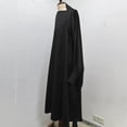 thumbnail image 5 of Kids Prayer Dress Muslim Clothes for Girls Long Sleeve Abaya with Hijab 2 Piece Maxi Islamic Set Scarf Kaftan Jilbab Black 8-9 Years, 5 of 6