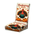 thumbnail image 2 of Hometravel Autumn Chair Covers Set, Thanksgiving Turkey Pumpkin Pattern Slipcovers, Detachable Washable Protective Covers for Dining Chairs, Party, Event Decor, 2 of 6
