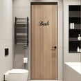 thumbnail image 1 of Cateissary Letrero de puerta versátil y resistente para baños y baños, letrero de puerta autoadhesivo, letrero de privacidad para puerta Juegos de accesorios de baño, 1 of 6