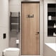 thumbnail image 1 of Cateissary Letrero de puerta versátil y resistente para baños y baños, letrero de puerta autoadhesivo, letrero de privacidad para puerta Juegos de accesorios de baño, 1 of 6