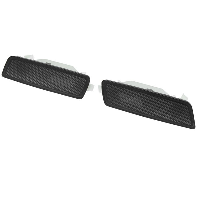 Par Coche Exterior Lateral Marcador Frontal Guardabarros LED Lámparas Carcasas Negro