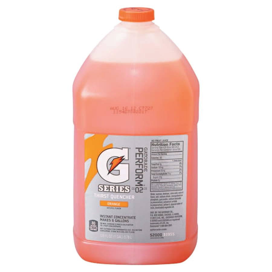 Gatorade Liquid Concentrate Drink Mix  Thirst Quencher Variety Pack, Fruit Punch, Lemon Lime, Orange, Grape, Bulk Sports Drink Syrup, With Pump