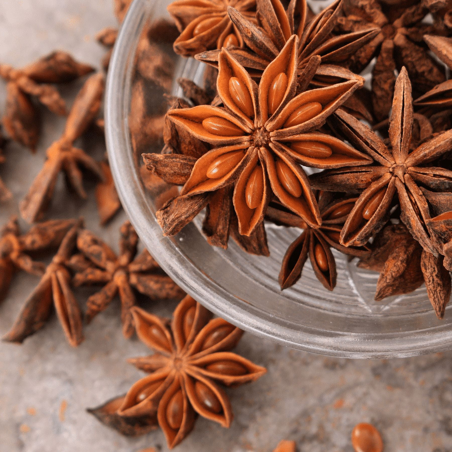 Whole Star Anise, Natural Star Anise - 1Lb