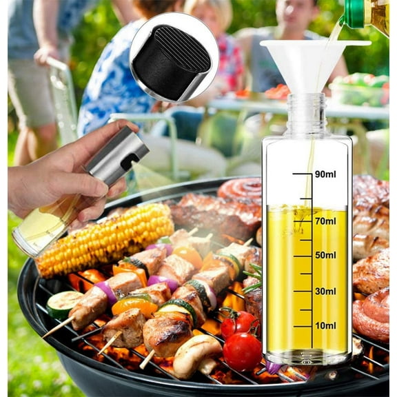 Myriann Oil Spritzer Mister for Air Fryer Olive Oil Sprayer Cooking Bottle for Vinegar Canola Vegetable Oil Portable Mini Kitchen Gadgets