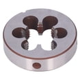 thumbnail image 1 of Threading Repair Dies, Round Thread Die Strong Toughness Fine Grinding Standard Size with 6 Chip Holes for Male Threads Processing, 1 of 7