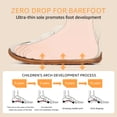 thumbnail image 6 of STQ KIDS Toddler Wide Toe Box Shoes: Barefoot Shoe Kids Walking Shoes Sneakers Non-Slip Zero Drop Toddler First Walking Shoe Comfortable Beigewhite Toddler 5, 6 of 8
