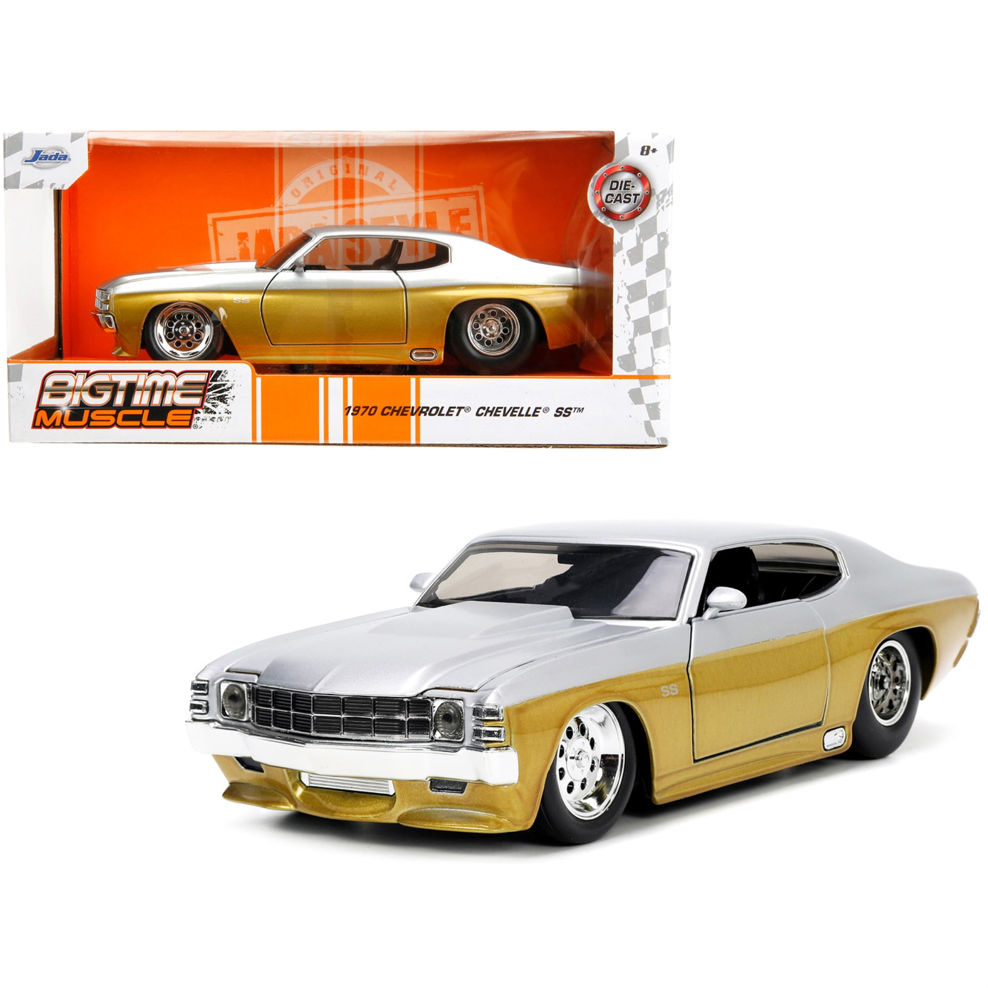 1970 Chevrolet Chevelle SS Gold and Silver Metallic 