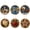 Style 5, variant on Wooden Christmas Ornaments DIY Pearl Art Kits for Adults, 5D Diamond Baubles Hanging Set with Gems and Special-Shaped Beads, Complete Festive Decor Craft with Jute Twine for Holiday Tree Decorations