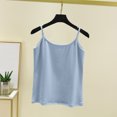 thumbnail image 7 of Jinhomg Womens Camisole Spaghetti Strap Tank Top Stretchable Undershirt Thermal Base Layer Cami Tops Light Blue XXL, 7 of 7