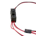 thumbnail image 2 of Black Plastic Remote Control Switch for FUTABA/JR Receivers - BJM531 Model, 30cm Length, Light Power Control Function, Compact 8x7x1cm Package, 12g Weight, Includes 1 Switch, 2 of 6