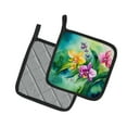 thumbnail image 2 of Carolines Treasures 7.5 x 7.5 in. Orchids in Watercolor Pot Holders - Set of 2, 2 of 5