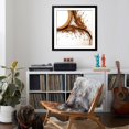 thumbnail image 4 of Art.com Copper Swirls 1 Art Print by Kimberly Allen, Black Frame Wall Art, 38" x 38", 4 of 5