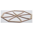 thumbnail image 4 of Ekena Millwork 15 3/8"W x 15 3/8"H x 1/4"T Medium Haswell Decorative Fretwork Wood Wall Panels, Birch, 4 of 18