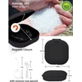 thumbnail image 4 of Frusde Retainer Case, Mouth Guard Case Cute Retainer Case with Retainer Removal Tool and Brush-Black, 4 of 5