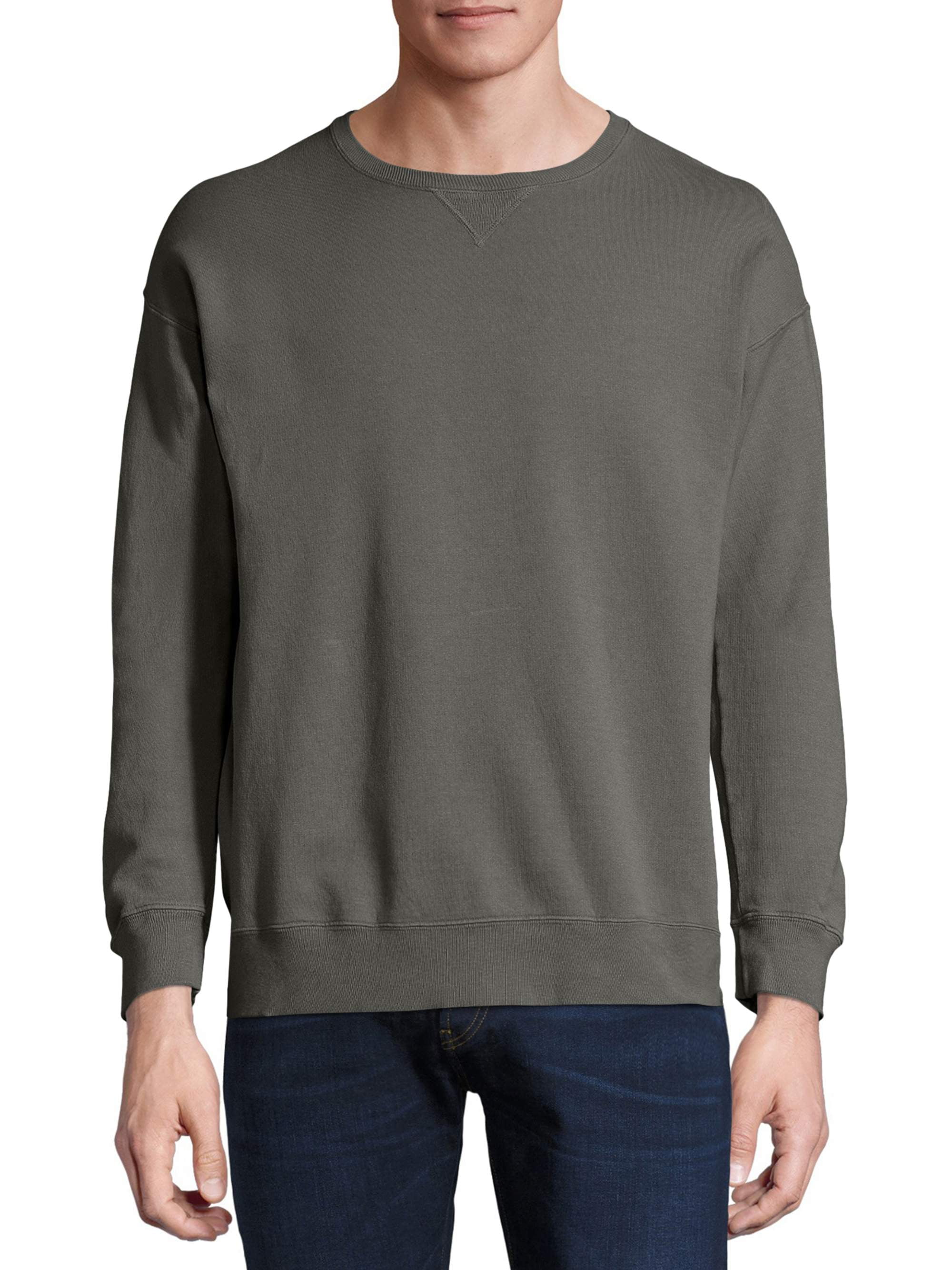 ComfortWash - Men's ComfortWash Garment Dyed Fleece Sweatshirt ...