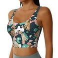 thumbnail image 2 of Pofeuu Labrador Retriever Dog Print Sports Bra for Women Sexy Vest Yoga Running Gym Fitness Crop Bras Tops-Medium, 2 of 8