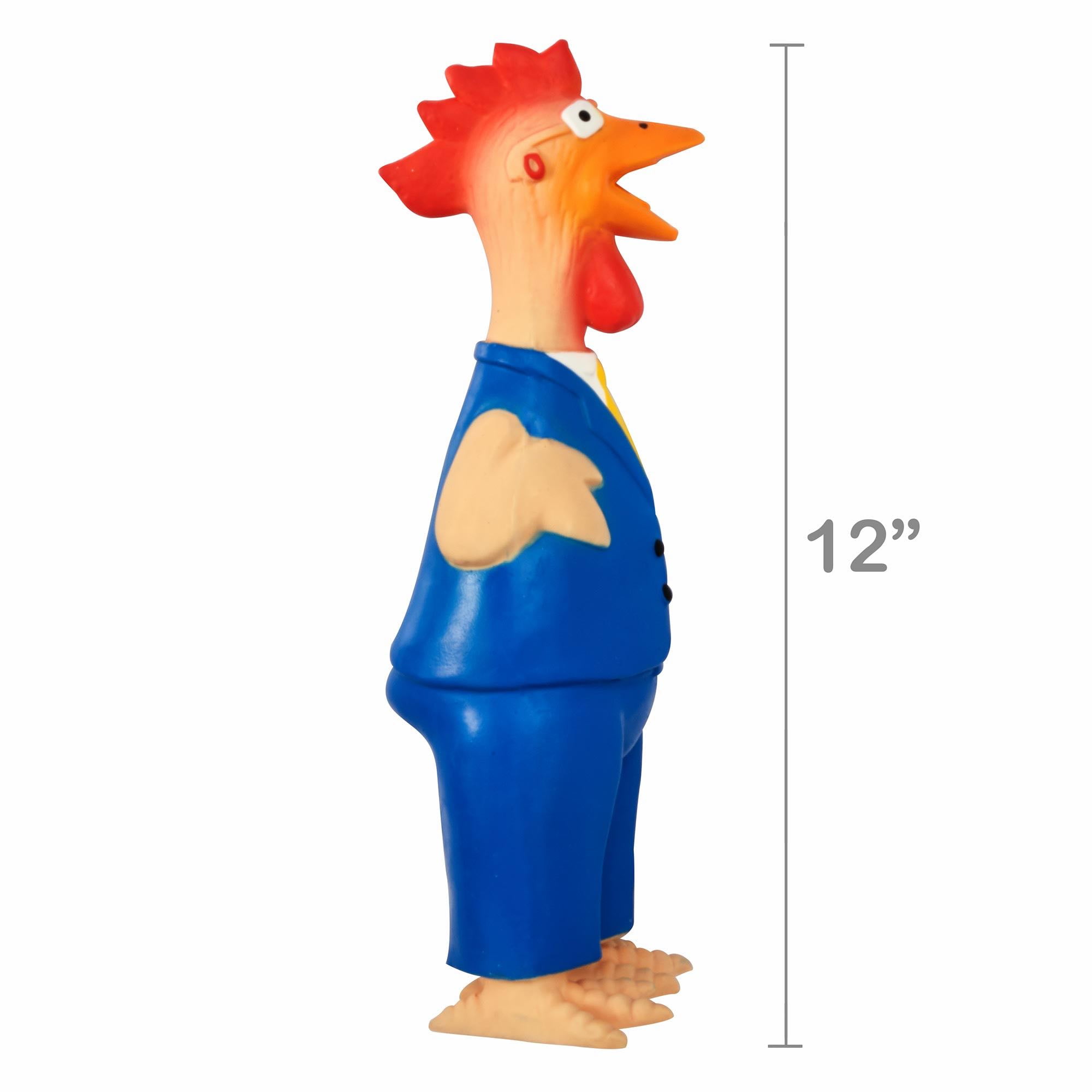 blue chicken dog toy