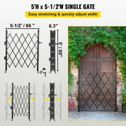 VEVOR Single Folding Security Gate Folding Door Gate 5H x 5-1/2W Scissor Gate