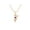 Bronze, variant on Krishna Flute Leaf 925 Sterling Silver Gold Vermeil 5x3mm Pear Labradorite Religious Necklace