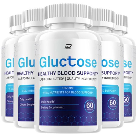 Gluctose Capsules – Gluctose Pills Advanced Supplement All Natural Gluc tose Maximum Strength Formula Glycogen Support 5 Pack 300 Capsules