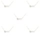 thumbnail image 2 of Collar del zodiaco Géminis Plata Qarigey 5piezas, 2 of 5