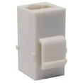 thumbnail image 3 of White RJ45 Female to Female UTP CAT5e CAT6 Keystone Jack Inline Coupler (5/pack), 3 of 3